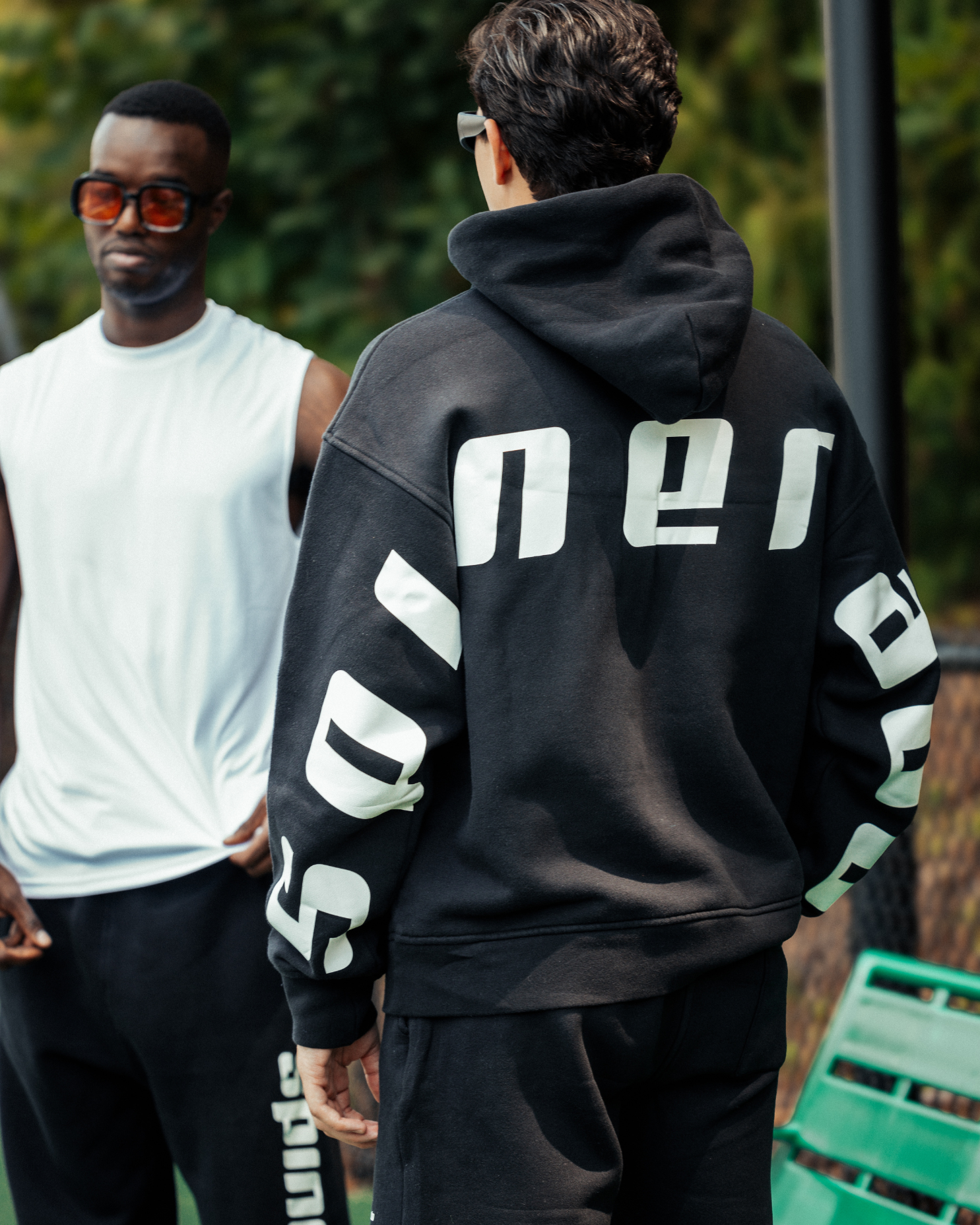 Logo Hoodie (Black) | Oversized Fleece Hoodie | Made in USA Logo Hoodie (Black) | Oversized Fleece Hoodie | Made in USA