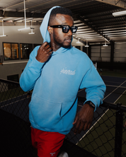 Vintage Ice Blue Hoodie
